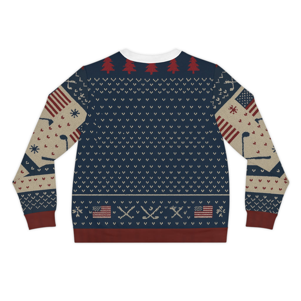 Golf of America Sweatshirt - Patriotic Holiday Golf Graphic